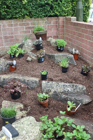 small garden rockery