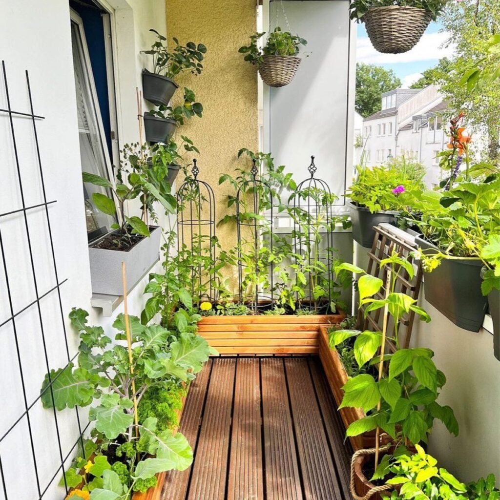 small garden at home