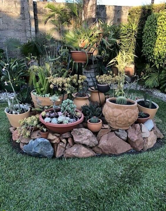 small garden rockery