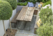 small garden seating area