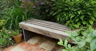 small garden seating area