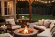 backyard ideas with fire pit