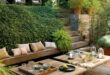 small garden seating area