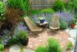 small garden seating area