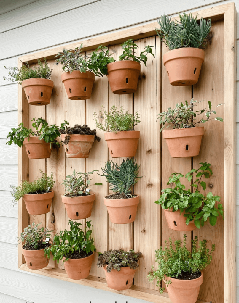 herb garden outdoor planter