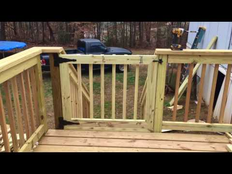 Creating a Secure Gate for Your Deck