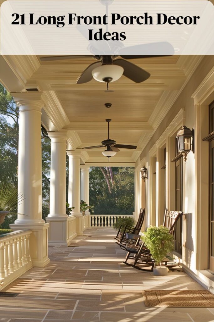 long front porch ideas