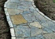 flagstone patio design