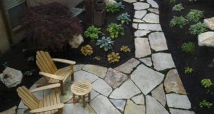 flagstone patio design