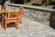 flagstone patio design