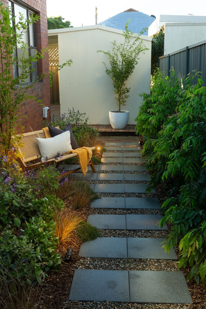 side yard landscaping