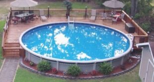 round pool deck ideas