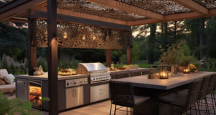 outdoor patio ideas with kitchen