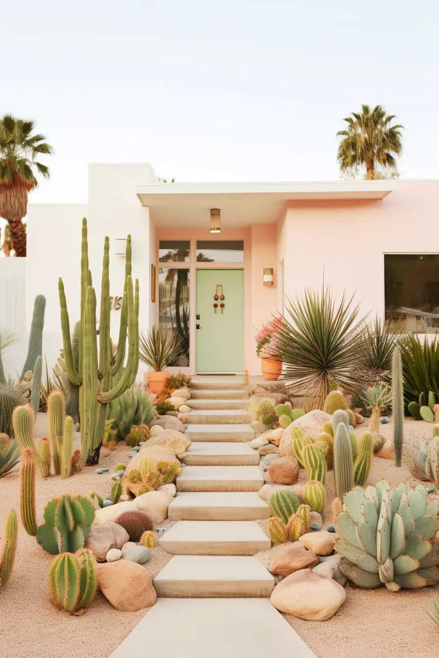 Creating a stunning desert oasis in your front yard