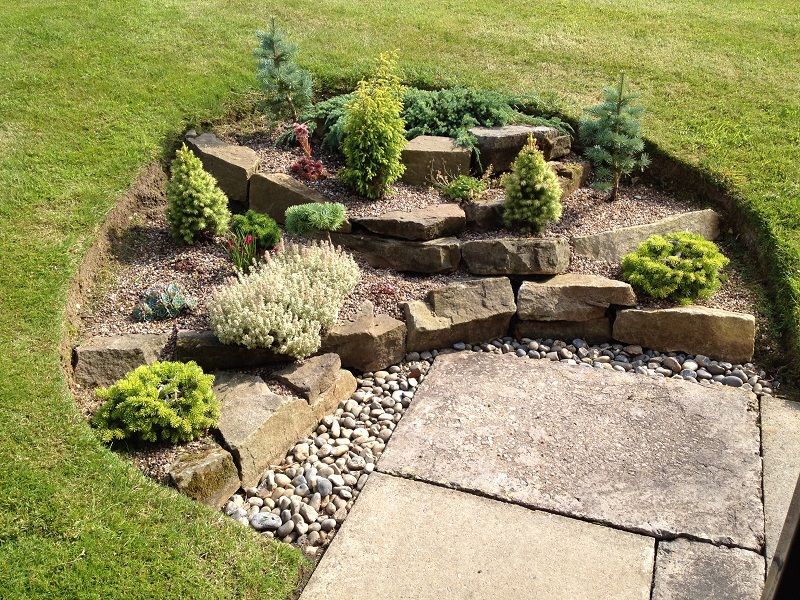 small garden rockery