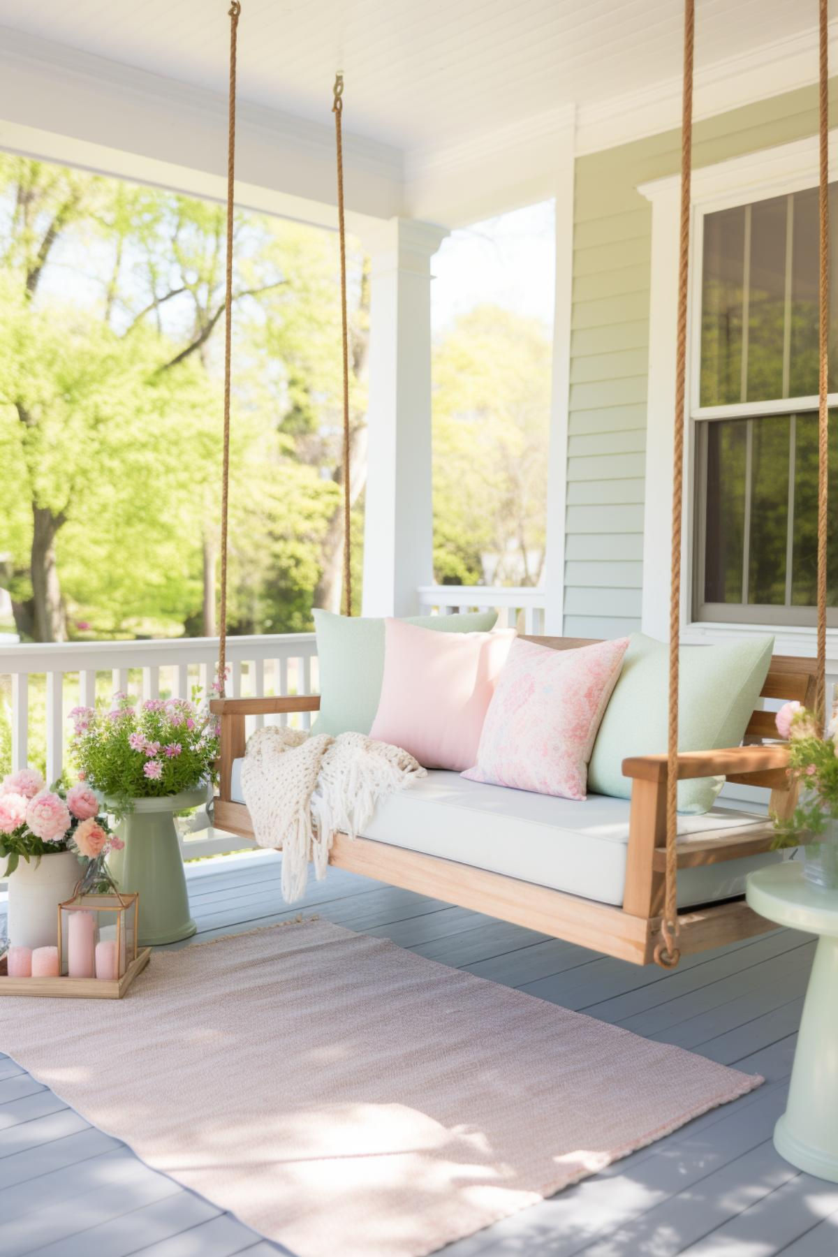 Creating a Warm and Inviting Front Porch for Relaxing Moments