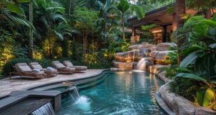 tropical pool landscaping