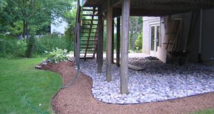 landscaping under deck