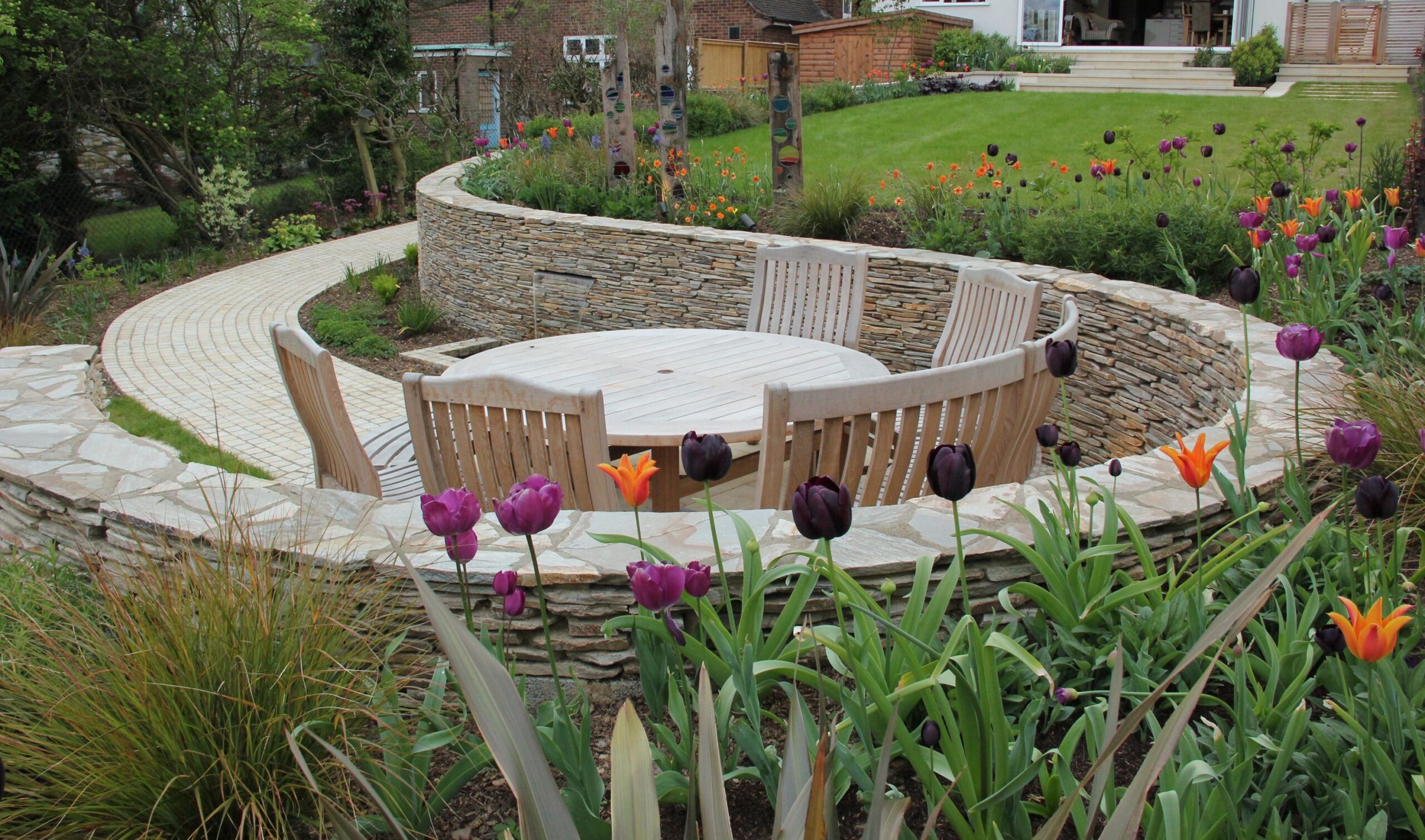 Creative Backyard Designs for Sloped Terrain