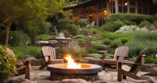 backyard ideas with fire pit