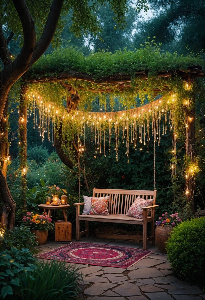 Creative Boho Garden Inspiration to Elevate Your Outdoor Space