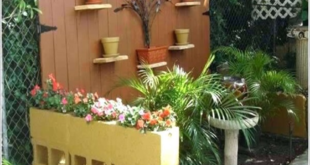 cinder block fence ideas