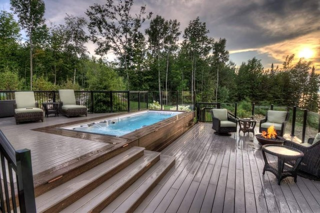 Creative Design Ideas for Swim Spa Decks