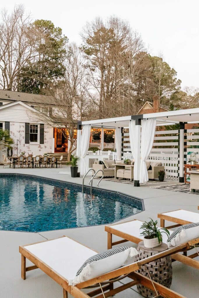 backyard pool and patio ideas