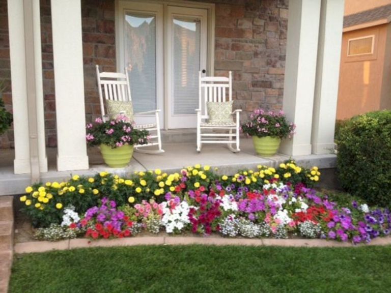 Creative Front Yard Flower Garden Ideas for Your Home