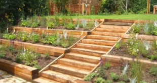 garden design on a slope