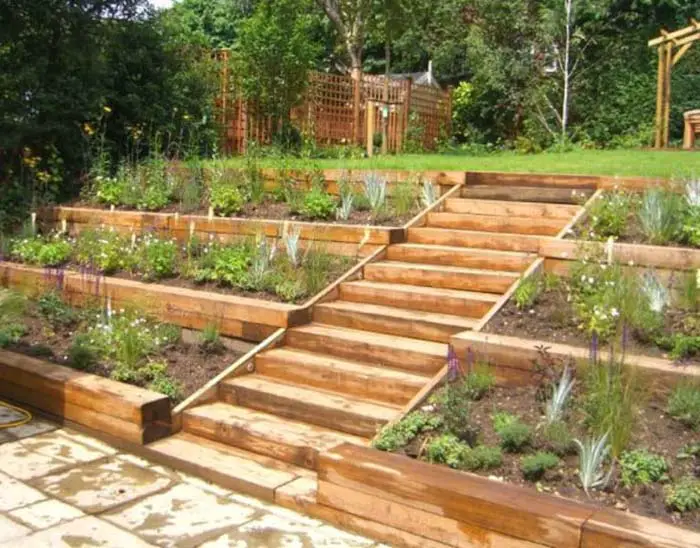 Creative Garden Designs on a Sloping Terrain