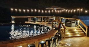 round pool deck ideas