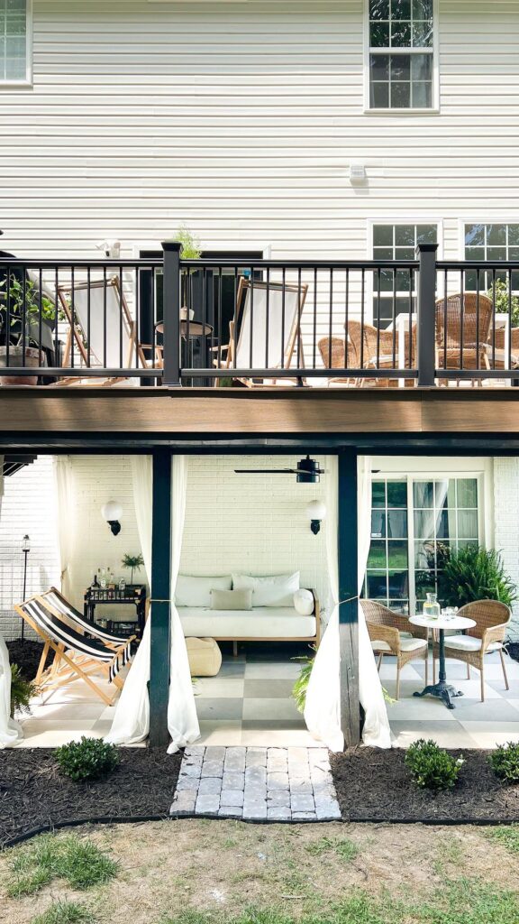 under deck patio ideas