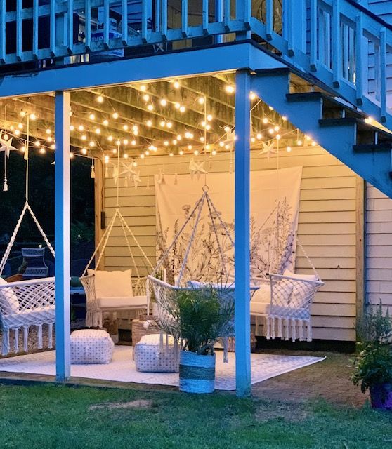 under deck patio ideas