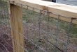 wood and wire fence ideas