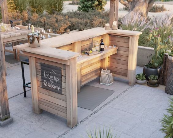 outdoor bar ideas