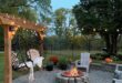 backyard ideas with fire pit