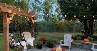 backyard ideas with fire pit