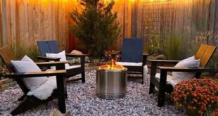 backyard ideas with fire pit