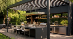 outdoor patio ideas with kitchen