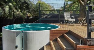 round pool deck ideas