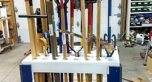 garden tool storage