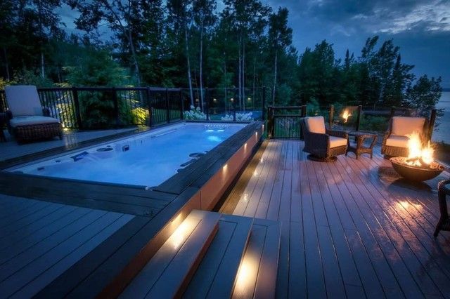 Creative Swim Spa Deck Design Ideas for a Relaxing Outdoor Oasis