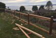 wood and wire fence ideas