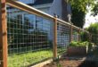 wood and wire fence ideas