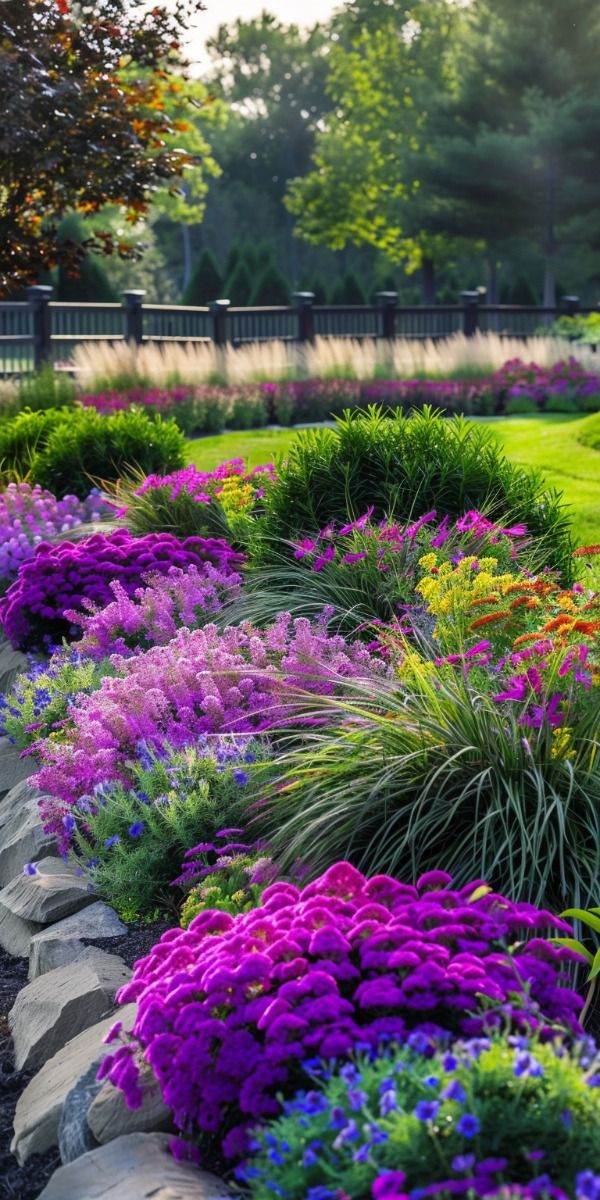 Creative Ways to Design  a Flower Bed