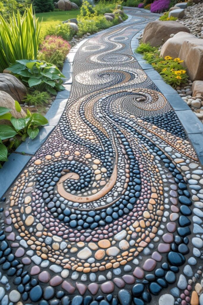 garden ideas with stones