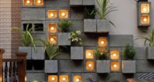 cinder block fence ideas