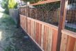 wood and wire fence ideas