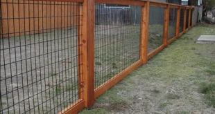 wood and wire fence ideas